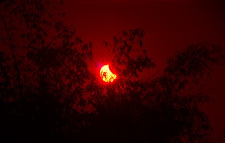 Eclipse solar em Caxias - MA